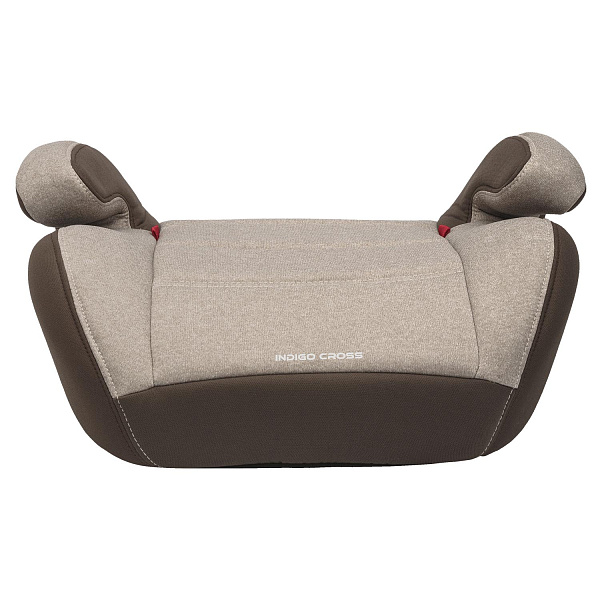 Автокресло-бустер INDIGO CROSS, группа 3 (22-36 кг), (упак.10 шт.) (бежевый-коричневый)