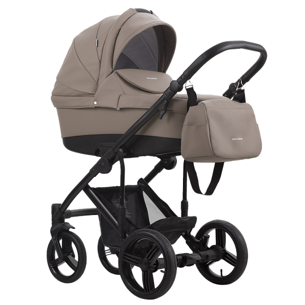 Коляска MAGNUM PRIMA 2в1 (Bebetto) (Prima 01 (белая кожа))