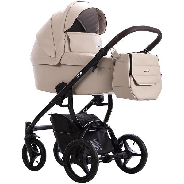 Коляска LUCA PRO 2в1 (Bebetto) (Pro 30 (св.бежевая кожа))