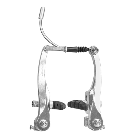 Тормоз ободной VBR-227A V-образный ПЕРЕДНИЙ алюм серебр/510217