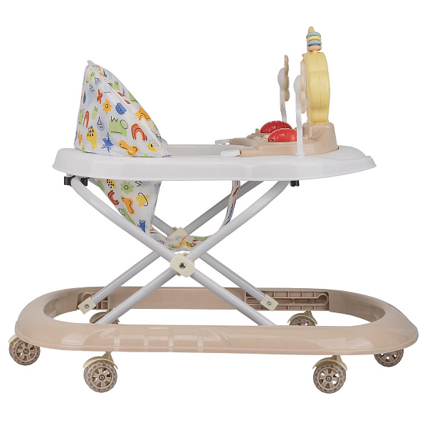 Ходунки &amp;quot;JUMBO C&amp;quot; 6 колес, муз. (упак.7 шт.) (Indigo) (серый)