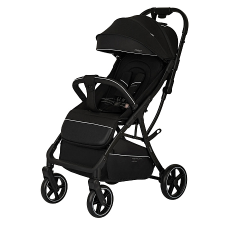 Коляска FROST (2кол.(14см)2кол.(16,5см))(Indigo) (черный)