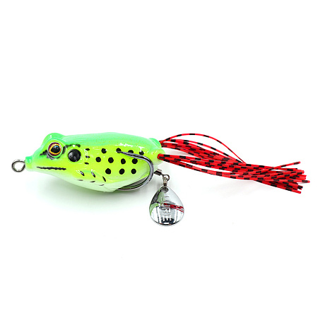 Лягушка-незацепляйка Namazu FROG с лепестком, 55 мм, 10 г, цвет 08, крючок-двойник YR Hooks (BN) #1/