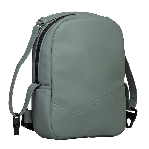 Коляска MIO ECO 2в1 (Indigo) (05 (черная кожа+шалфей кожа))