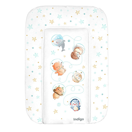 Матрасик для пеленания INDIGO 480*710 (упак. 12 шт.) (космос)