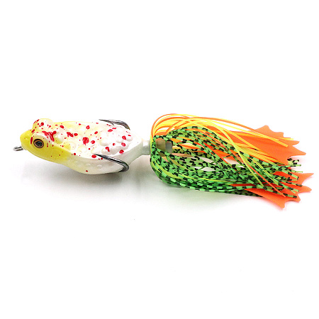 Лягушка-незацепляйка Namazu FROG с лапками, 48 мм, 8 г, цвет 06, крючок-двойник YR Hooks (BN) #1/0/4