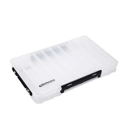 Коробка Namazu для воблеров двухсторонняя, 18 отделений, размер 34х22х4,7 см/25/20/