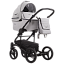 Коляска TORINO 2в1 (Bebetto) (01 (серый+белая кожа))