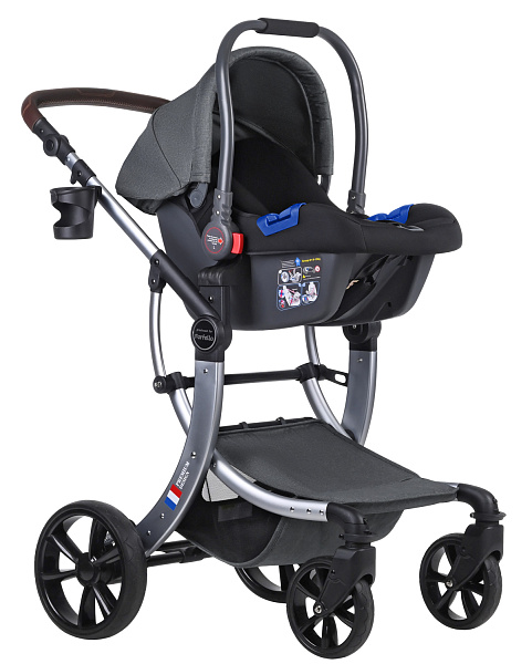 Автокресло детское к коляске Aimile KS-2150/a (4шт.) (Темно-серый/Dark Grey)