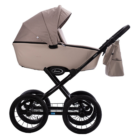 Коляска MORENO SL 2в1 (AroTeam) (09 (св.бежевый+св.бежевая кожа))