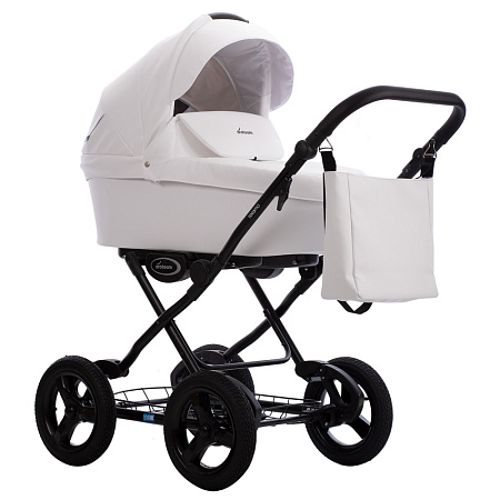 Коляска TERAMO PRIMA 2в1 (AroTeam) (05 (черная кожа))