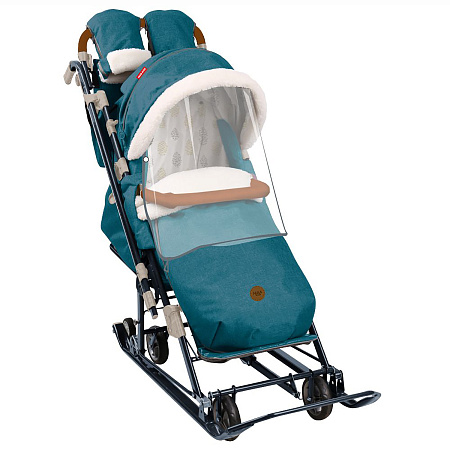 Коляска комбинированная Ника Детям 7-8К (упак. 1 шт.) (оливковый с бежевым каркасом арт.НД7-8К/ОЛ)