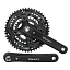 Шатуны (система) PROWHEEL SWIFT-201*175mm,(48/38/28)AL-6061-T6,CHAINLINE:50,BCD:104/64,под квад,черн