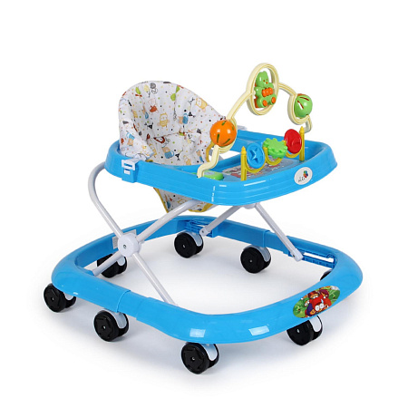 Ходунки "Мишка", 8 колес, муз., игрушки (упак.6 шт.)(Alis) (бежевый)