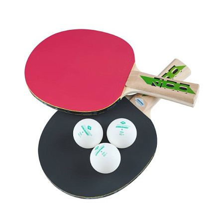 Набор для настольного тенниса Donic Fetzner 400 FSC Set, 2 ракетки, 3 мяча