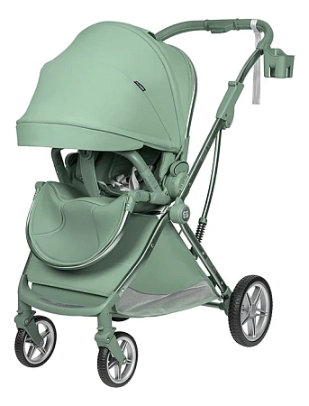 Коляска детская прогулочная Farfello Fest Lux (Вечнозеленый / Evergreen FL-6 цветная рама)