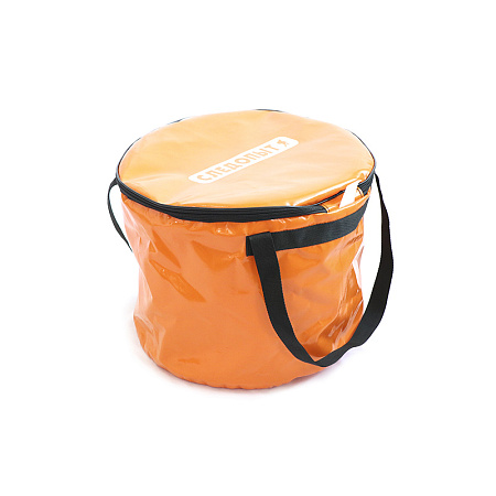 Ведро с крышкой "СЛЕДОПЫТ" для рыбы, ПВХ, 40х40х30 см, цв. оранжевый/18/