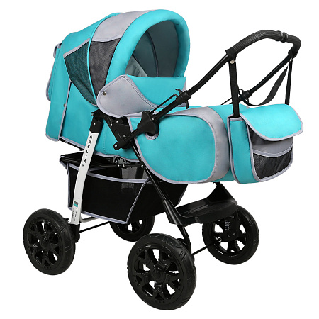 Коляска AMELIA I (Alis) (Am 12 (серый+шалфей))