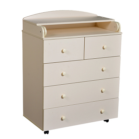 Комод с пел. доской "Ульяна-3" ЛДСП 800/5 (слоновая кость)