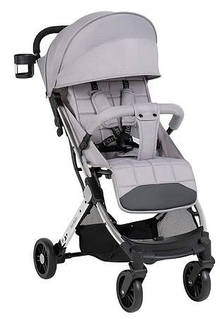 Kоляска детская прогулочная Farfello Comfy Go Comfort Chrome 2024 (Shiny Grey Chrome/Блестящий серый CG-105)