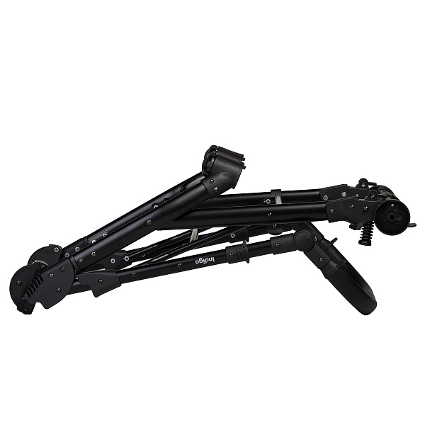 Коляска MIO ECO 2в1 (Indigo) (05 (черная кожа+шалфей кожа))