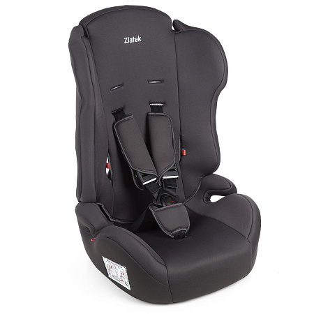 Автокресло ATLANTIC BASIC, гр.1+2+3 (9-36кг) разборное (упак.1 шт.)(Zlatek) (черный)