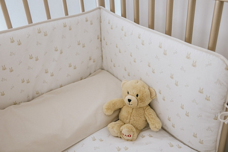 Набор Micuna Rabbits покрывало+борт 140*70 TX-1732