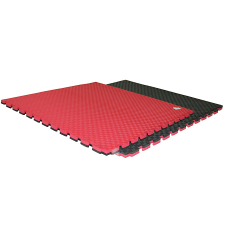 Буто-мат ППЭ-2025 (100 x 100 см, 25 мм) черно-красный