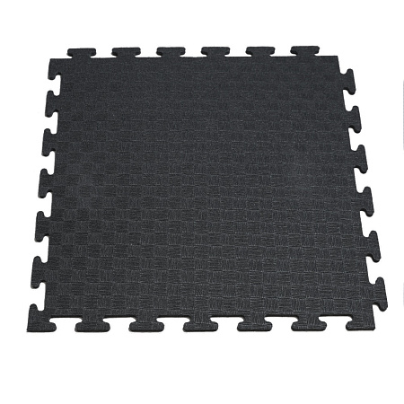 Маты - пазлы для фитнесса и тренажеров, 50 х 50 1 элемент ЧЕРНЫЙ