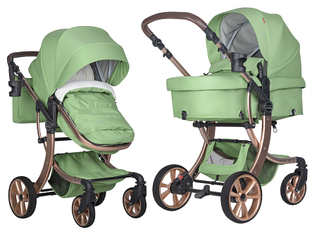 Коляска трансформер Aimile Original New Gold (Базилик NDG-4)