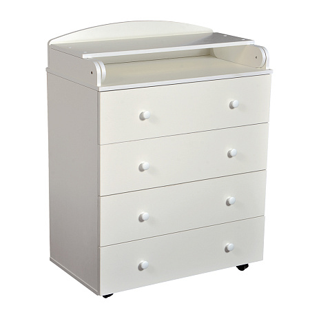 Комод с пел. доской "Ульяна-2" ЛДСП 800/4 (слоновая кость)