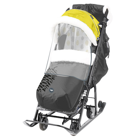 Коляска комбинированная Ника Детям 7-5К (упак.1 шт.) (мятный с шишкой (серый каркас))