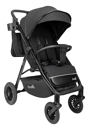Коляска детская прогулочная Costa Vita (New Black/Черный VT-5)