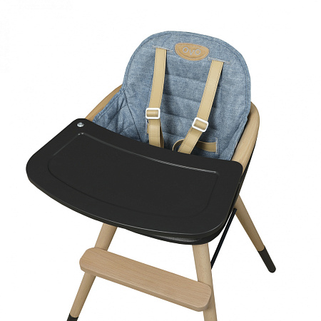 Столешница Micuna прямоугольная для стульчика OVO CP-1821 anthracite grey