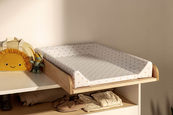 Доска Micuna пеленальная CP-1969 natural wax-beige dots