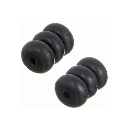 Комплект из 3 резиновых шайб Artek YZ-KOR1-1.2 для защиты рамы от тросов чёрн.1,2мм (200 шт) X75269