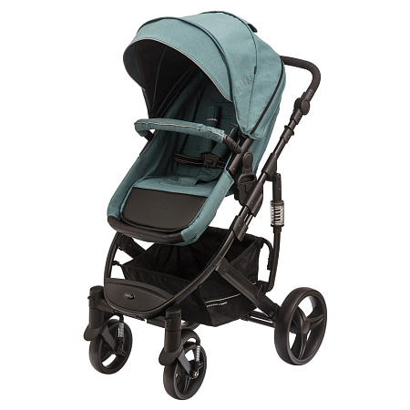 Коляска TAURUS (2кол.(18см)2кол.(28см), съемн.бамп.)(упак.1 шт.)(Indigo) (черный)