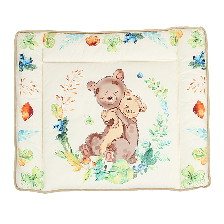 Матрасик для пеленания 800*670 "Зверята" (упак.5 шт.) (зайчата)