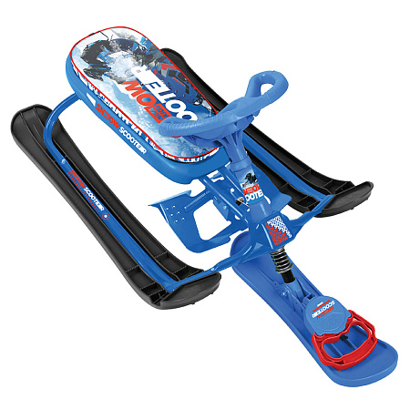 Снегокат Ника кросс, высота по сиденью 270 мм (упак.1 шт.) (золотой каркас Леопард)