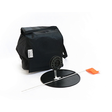 Набор жерлиц с алюм. стойкой d-210 мм, катушка 75 мм, в сумке (5 шт.)/20/