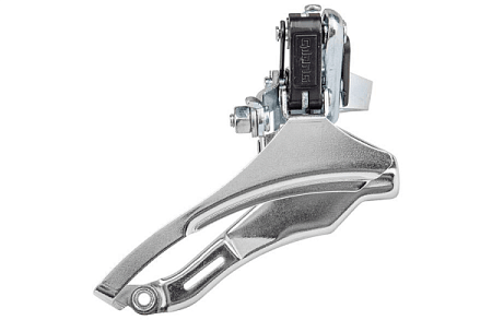 Переключатель передний KFD-01 5-7 ск 28,6 мм верхняя тяга/370126