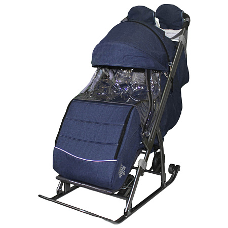 Коляска комбинированная GALAXY Kids 3-3 С (серо-зеленый джинс)