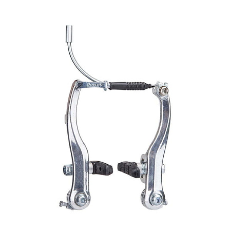 Тормоз ободной VBR-218A V-образный задний, алюм серебро/510170