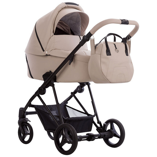 Коляска YODDI PRO 2в1 (Bebetto) (Pro 01 (св.бежевая кожа))