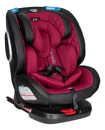 Автокресло детское Farfello ISOFIX YB102A(2) (Burgundy PU/Бордовый экокожа YB102A/brpu)