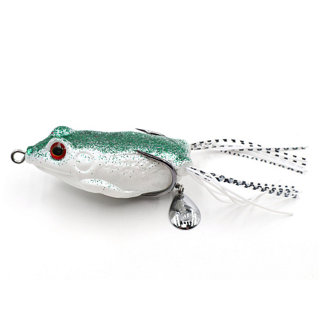 Лягушка-незацепляйка Namazu FROG с лепестком, 65 мм, 18 г, цвет 03, крючок-двойник YR Hooks (BN) #3/