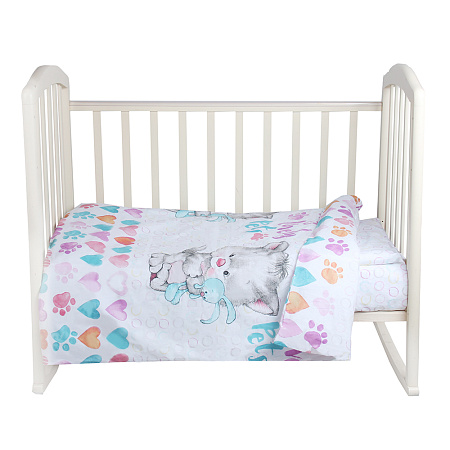 КПБ 3 предм. "Киса", поплин