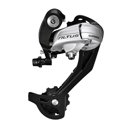 Переключатель задний Shimano Altus M370 SGS 9 ск серебро ERDM370SGSS