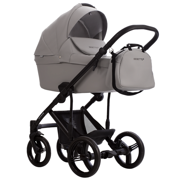 Коляска MAGNUM LIGHT PRO 2в1 (Bebetto) (Light pro 01 (св.бежевая кожа))