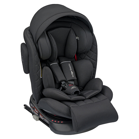 Автокресло Indigo SMART+ ISOFIX, капюшон, подножка, группа 0+1+2+3 (0-36 кг), (LBB) (упак.1 шт.) (бежевый-коричневый)
